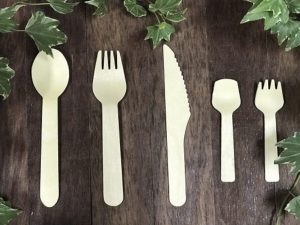 Disposable wooden cutlery wodagri